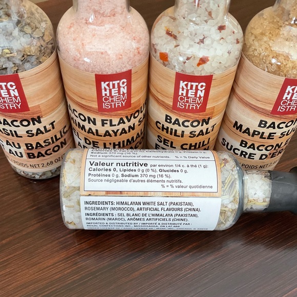 🆕 Assortment of 5 Culinary Salts - Picture 3 of 6